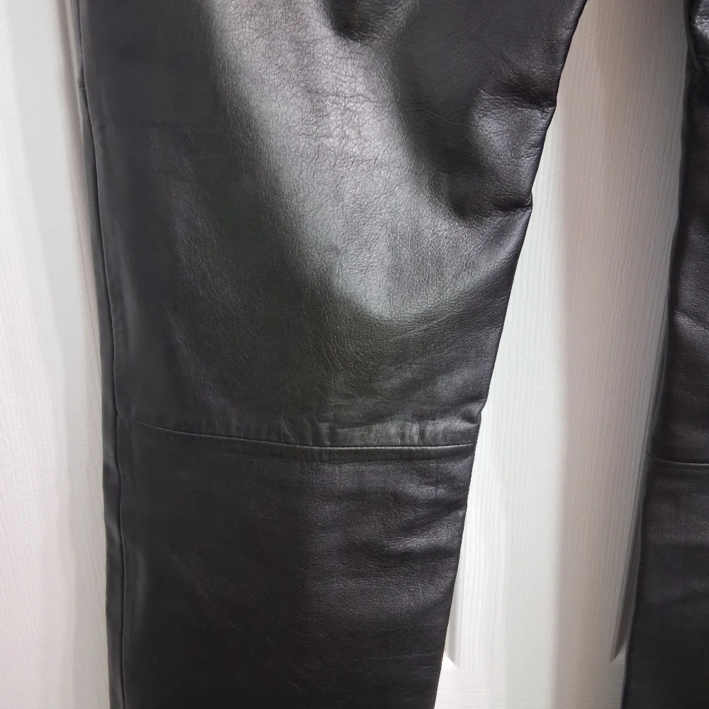 Vakko VS2 Lambskin Leather Pants Butter Soft Excellent Condition 6P - Picture 10 of 15